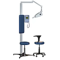 Essential Dental Medical Equipment Including Chair Light Treatment Unit And Instrument Cabinet
