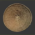 Natural Woven Bamboo Storage Basket Bowl Shaped With Traditional Craftsmanship