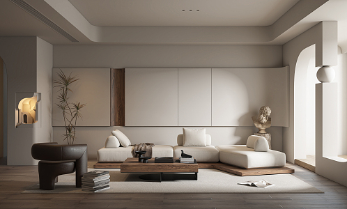 The Silent Living Room 3d model