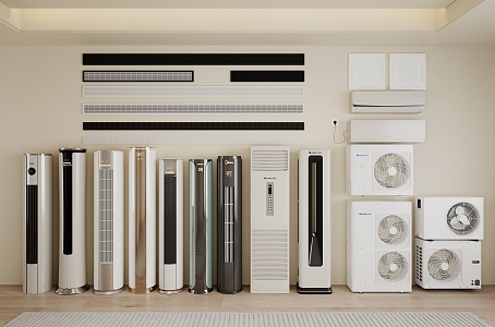 Modern Air Conditioning Vertical Air Conditioning Hanging Air Conditioning Central Air Conditioning Air Conditioning Export Gree Air Conditioning 3d model