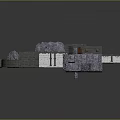 Natural Underground Cave Structure With Stone Steps Passages And Rocky Interior Layout