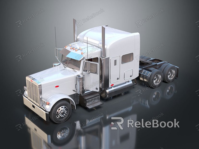 Modern Truck Peterbilt Big Truck model