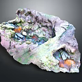 Stunning Natural Rock Formation In Scenic Mountain Landscape With Vibrant Colors