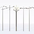 Modern Street Lamp Magnolia Lamp Landscape Lamp High Pole Lamp Cap Lighting Lamp Hua Lamp China Lamp 3d model
