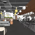 Cafe 3d model