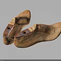 Wooden Shoe Lasts Vintage Handmade Size 31 Marked Shoe Making Tools