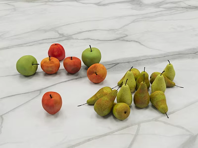 Modern fruit 3d model