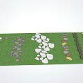 Modern slate luting step 3d model