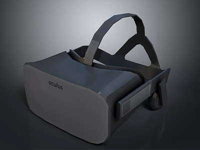 Oculus VR Headset Modern Design With Comfortable Fit For Immersive Electronic Experience 3d model