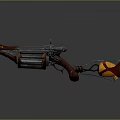 Crossbow Mechanical Crossbow Shift Bow and Arrow Shoot Far Equipment Weapons High-tech Crossbow 3d model