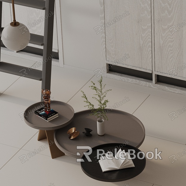 Modern coffee table model