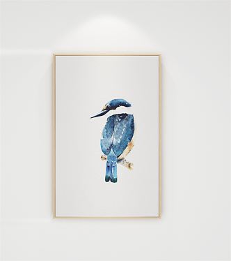 New Chinese Animal Painting Hanging Painting 3d model