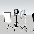 Professional Commercial Equipment For Studio Photography With Lighting Tripods Reflectors Microphones And Audio Systems