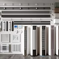 Various Air Conditioner Fans Featuring Wall Mounted And Floor Standing With Multiple Styles And Colors