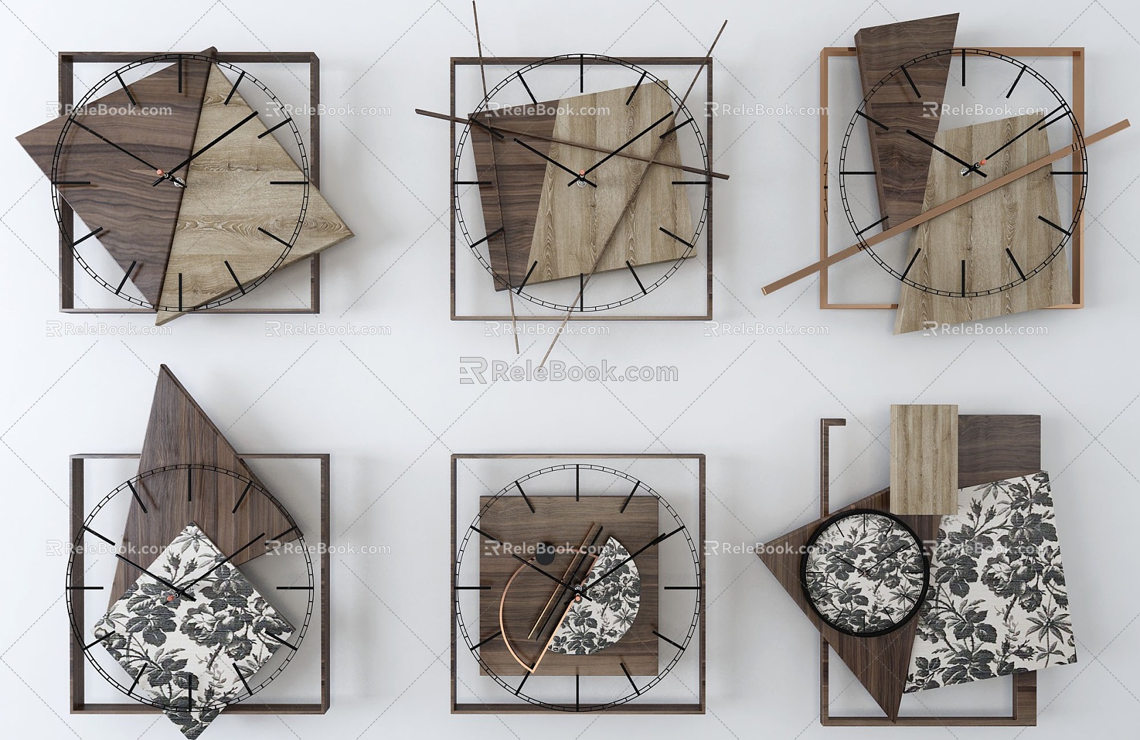 Clock Wall Decoration 3d model