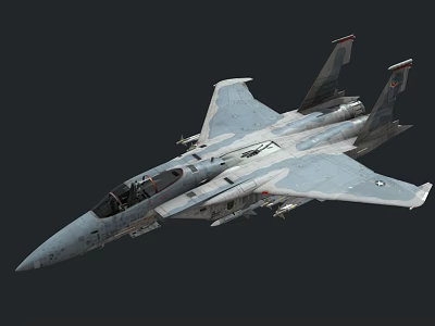 F-15A Fighter Aircraft Military Aircraft Fighter Twin Heavy Fighter 3d model