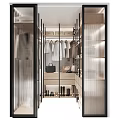 Modern Illuminated Fluted Glass Chest Of Drawers With Large Storage Space For Bedroom Closet