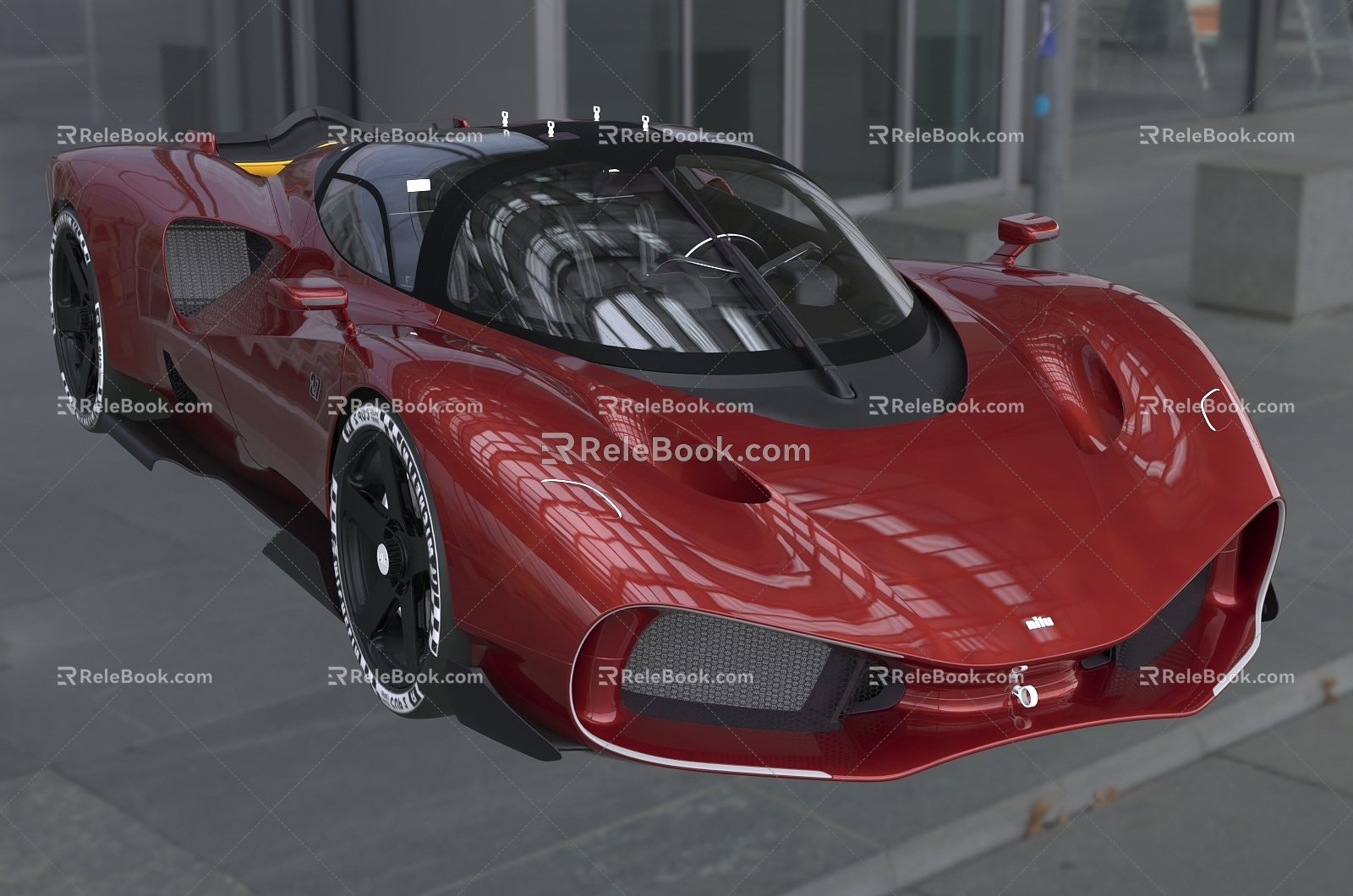 Hyundai Nilu27 Super sports car Car 3d model