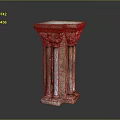 Columns Stone Columns Stone Columns Old Columns Roman Columns Roman Columns Classical Columns Greek Columns 3d model