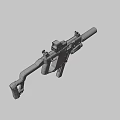 Doomsday submachine gun 3d model