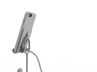 Adjustable Flexible Arm Phone Stand For Desktop Daily Living Use 3d model