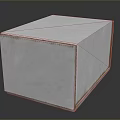 White Cube Storage Box For Home Organizing And Household Essentials 3d model