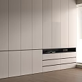 Modern Wardrobe Interior Design With White Finish Drawers And Storage Solutions