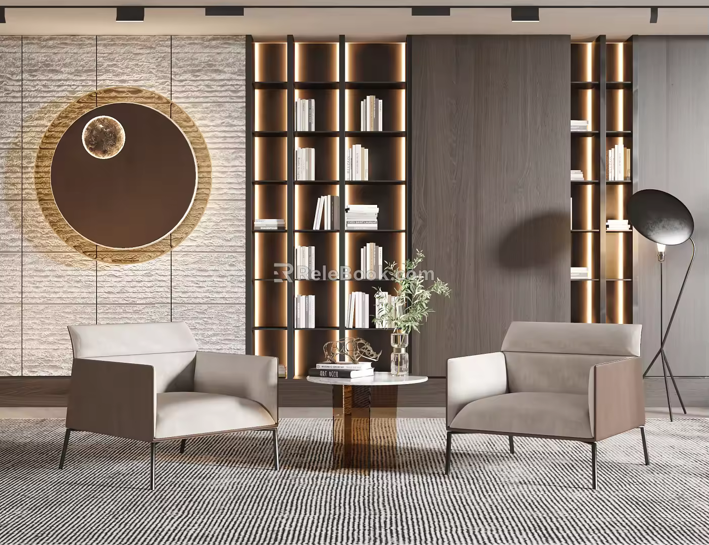 Modern Casual Sofa Combination Single Sofa 3d model
