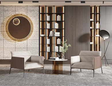 Modern Casual Sofa Combination Single Sofa 3d model