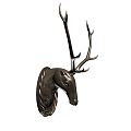 Modern Animal Wall Decorations Hanging Deer Head 3d model