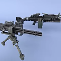 Various Military Weapons Collection Featuring Machine Guns Rifles And Heavy Artillery Designs