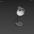 Modern Adjustable Desk Lamp With Metal Base And White Lampshade Lighting