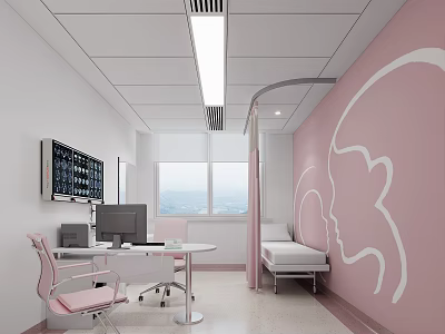Modern Clinic Maternal and Child Clinic 3d model