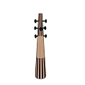 Wooden Striped Hanger With Black Hooks For Wall Mounted Modern Home Use