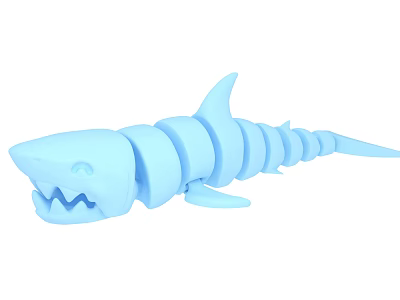 Modern Toy Shark 3d model Modern Toy Shark 3d model