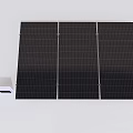 Industrial Solar Panel System With Inverter For Renewable Energy Generation 3d model