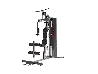 PANTHER Multifunctional Gym Equipment With Weight Stack And Pulley System For Home Workout 3d model