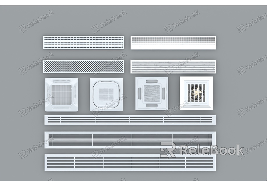 Air conditioning outlet model