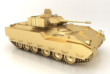 modern tank military equipment 3d model