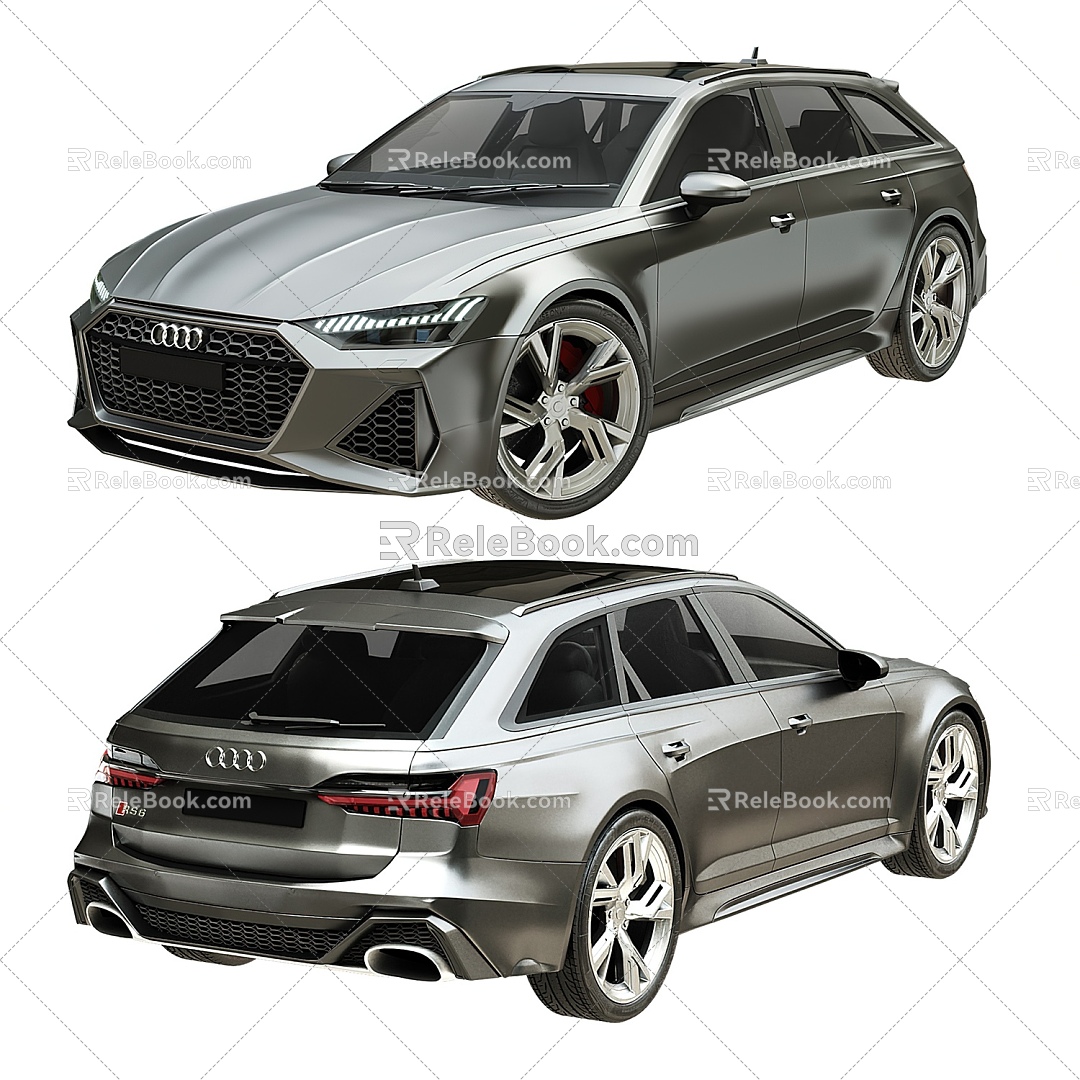 Hyundai Car Audi Car Sedan 3d model