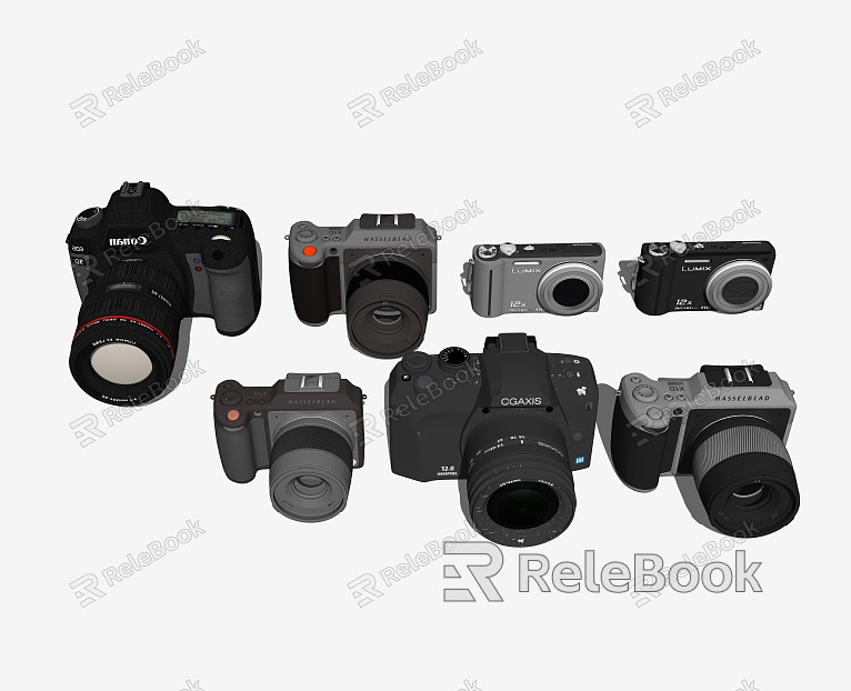 modern camera slr camera photographic equipment model