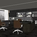 Modern Minotti Study 3d model