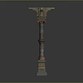 Columns Stone Columns Stone Columns Old Columns Roman Columns Roman Columns Classical Columns Greek Columns 3d model