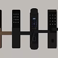 Modern Smart Door Locks With Digital Keypad And Fingerprint Scanner Designs