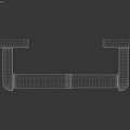Modern Bathroom Towel Rack With Stainless Steel Wall Mounted Sleek Design