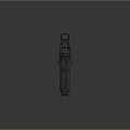 Modern Tactical Pistol With Silencer Scope Tactical Rail And Ergonomic Grip