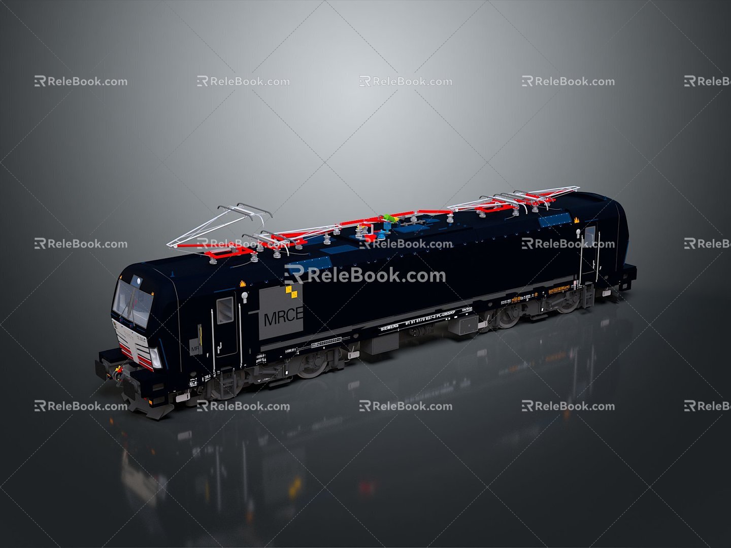 Train Light Rail Metro High Speed Rail EMU Train High Speed Train High Speed Train High Speed Locomotive EMU 3d model