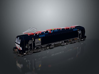 Train Light Rail Metro High Speed Rail EMU Train High Speed Train High Speed Train High Speed Locomotive EMU 3d model