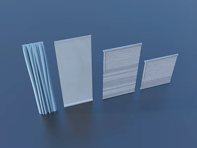 Household Paper Products Including Folded Flat And Striped Sheets For Daily Use 3d model