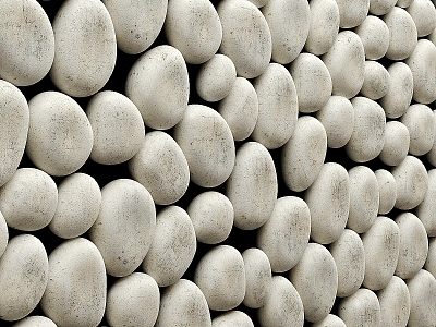 Pebble Wall Decorations model